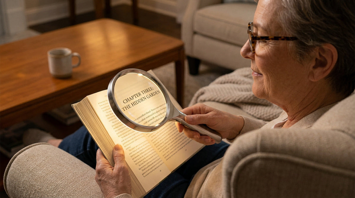 magnifying glass for reading Image