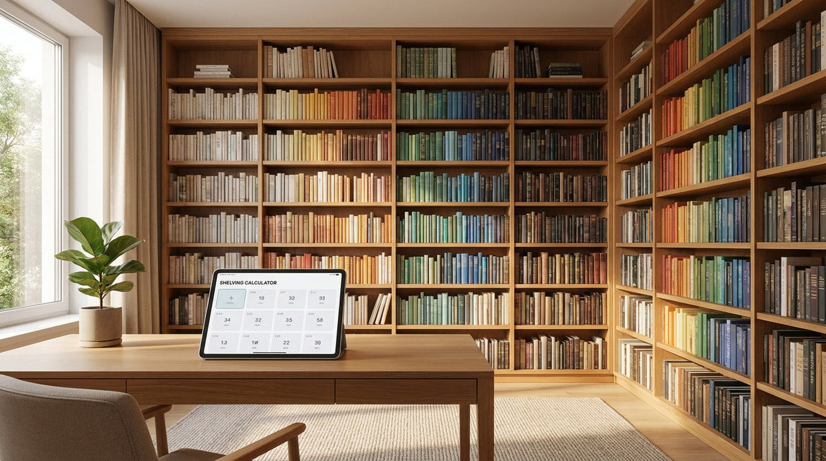 How to organize a home library for a serene space