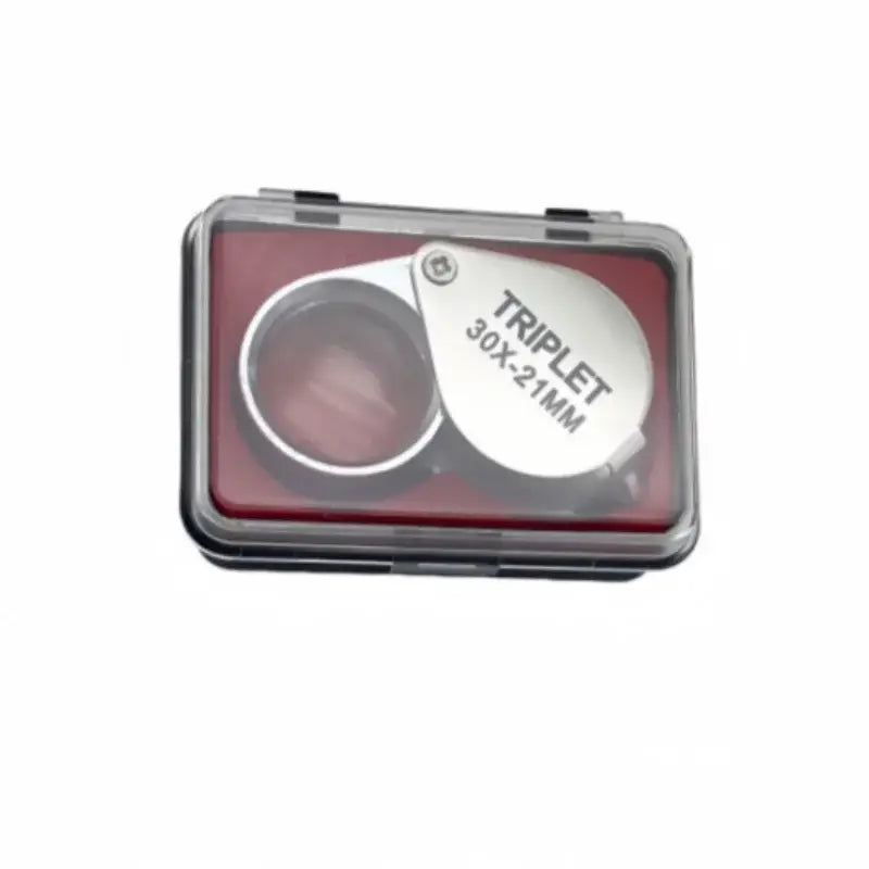magnifying loupe for examining small objects