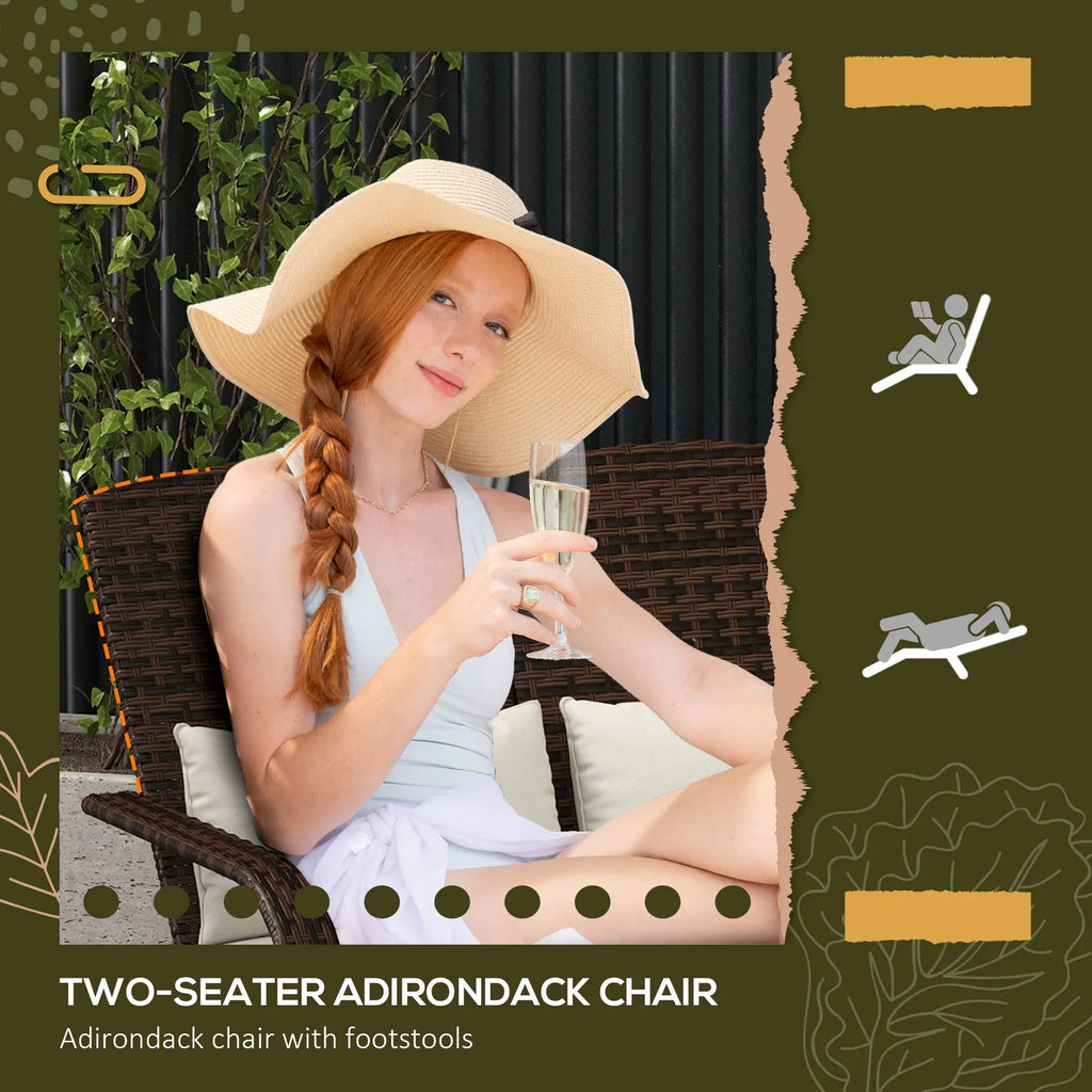 two person reading chair with sun shade