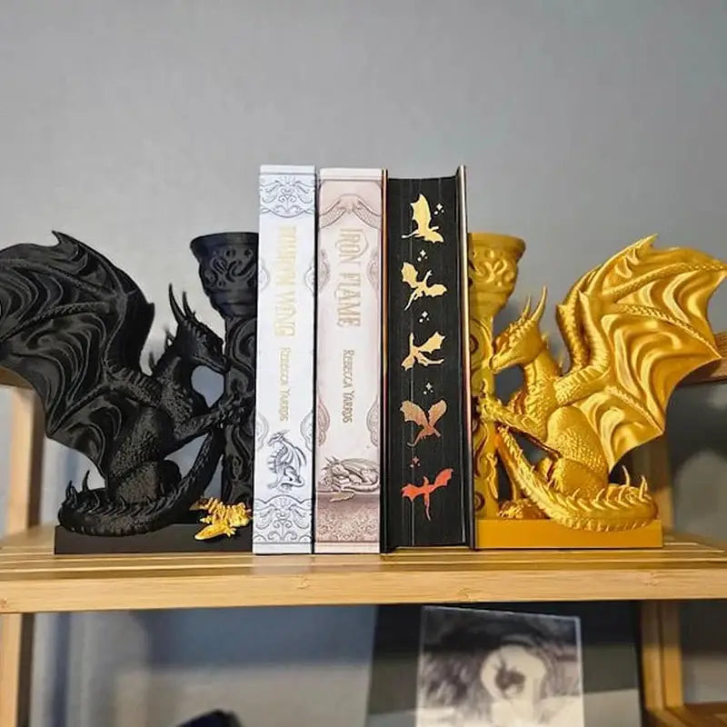modern design bookend made with 3D printing