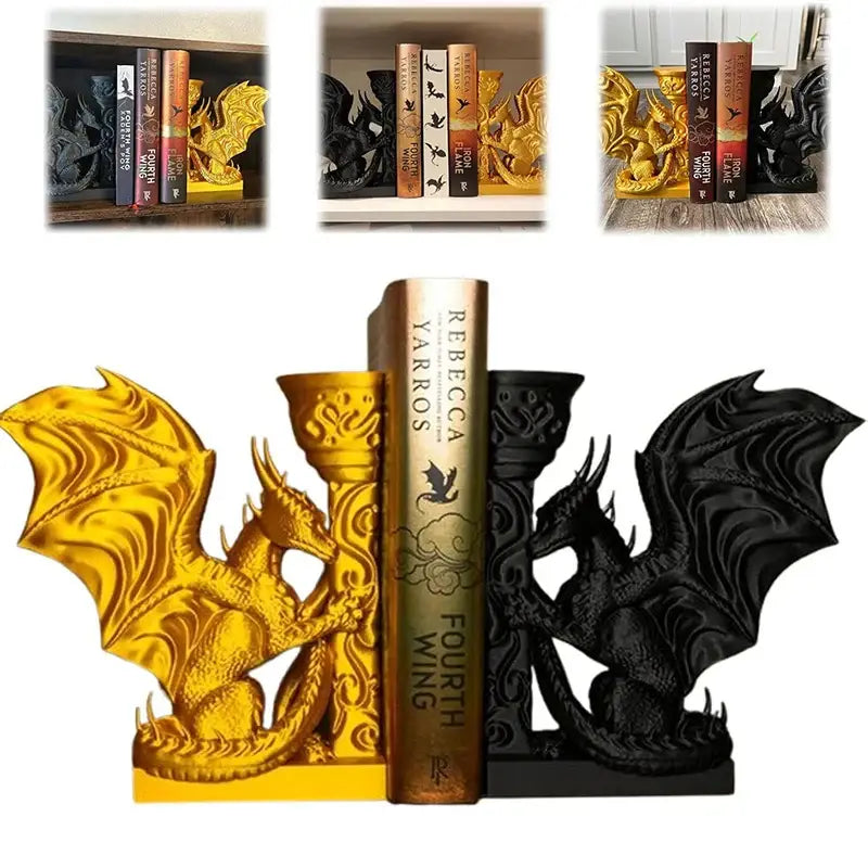 unique 3D bookend for home decor