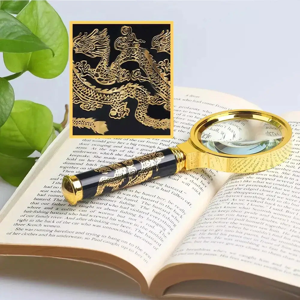 five times magnification reading glass
