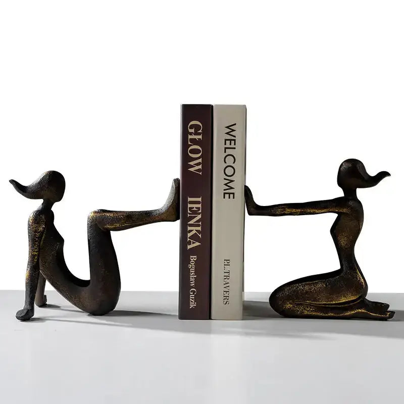 Abstract statue bookend