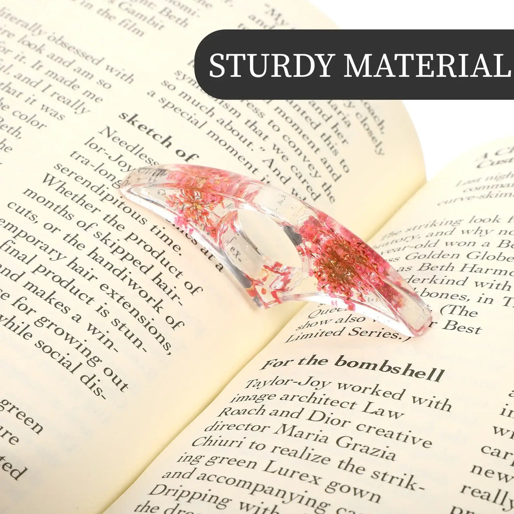 acrylic book holder for reading hands free