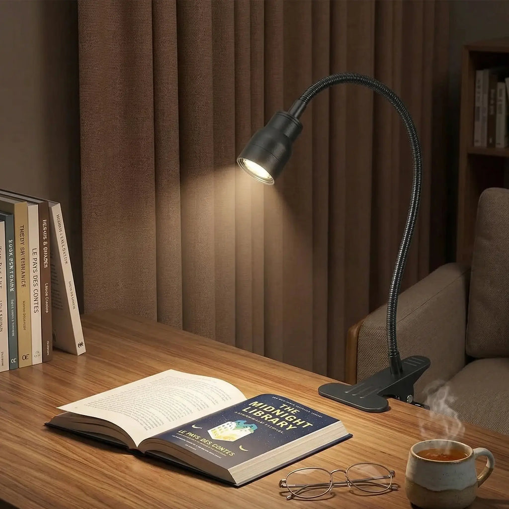 Adjustable Reading Lamp With Clamp