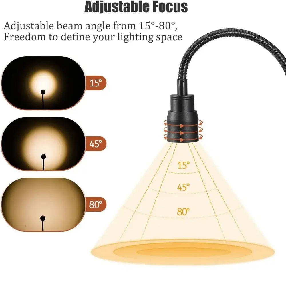 secure clamp-based reading lamp