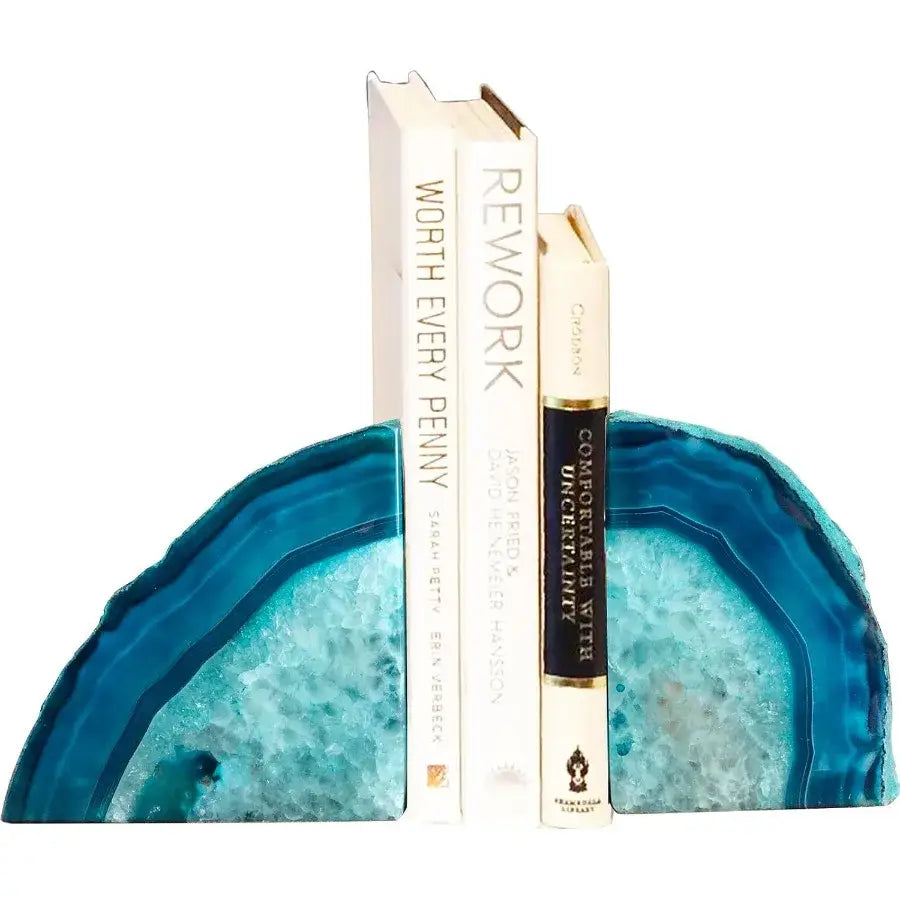 Agate bookend