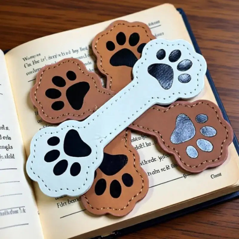 unique leather bookmark featuring adorable animal shape