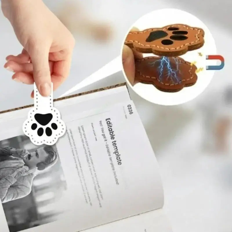 magnetic bookmark designed as cute animal character