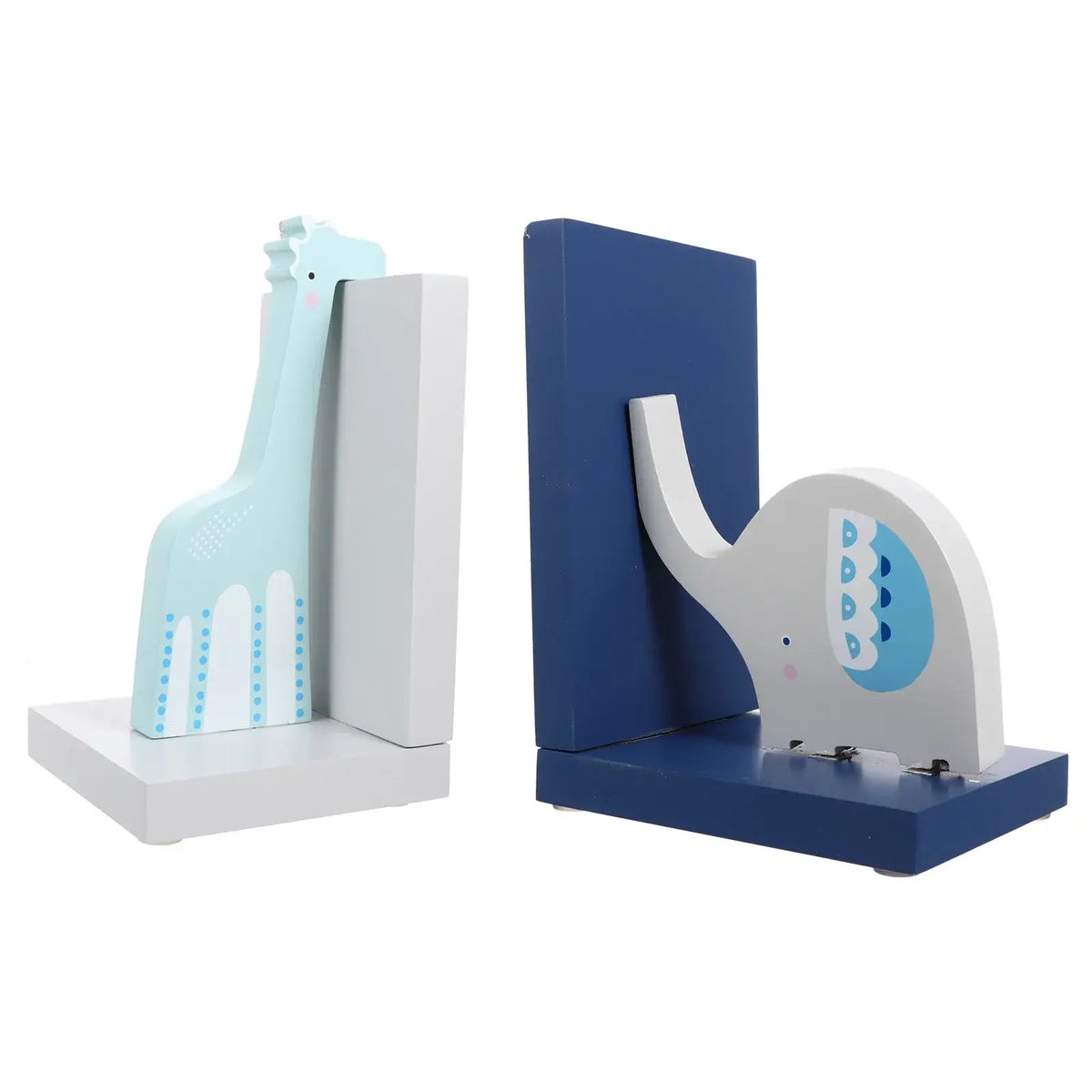 Animal wood Bookend