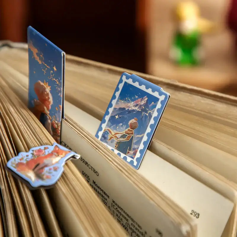 anime inspired magnetic bookmark collection