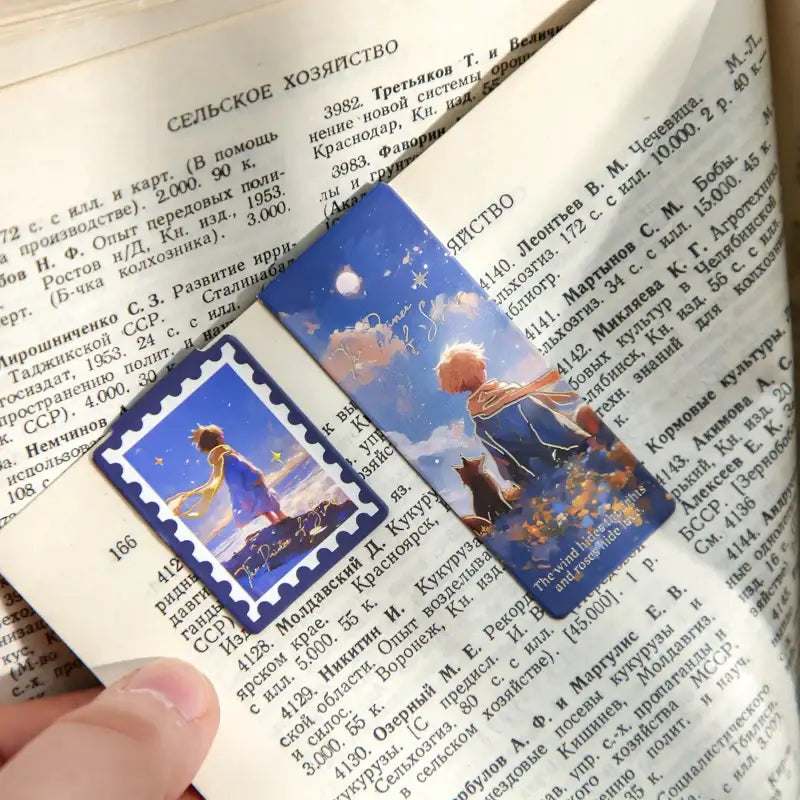 cute magnetic bookmarks design with anime art