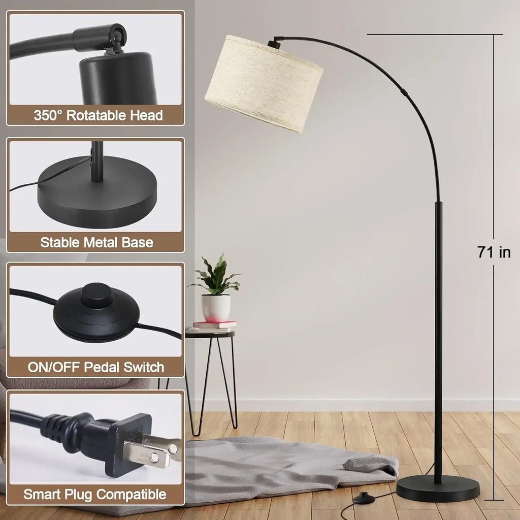 brass reading lamp for floor