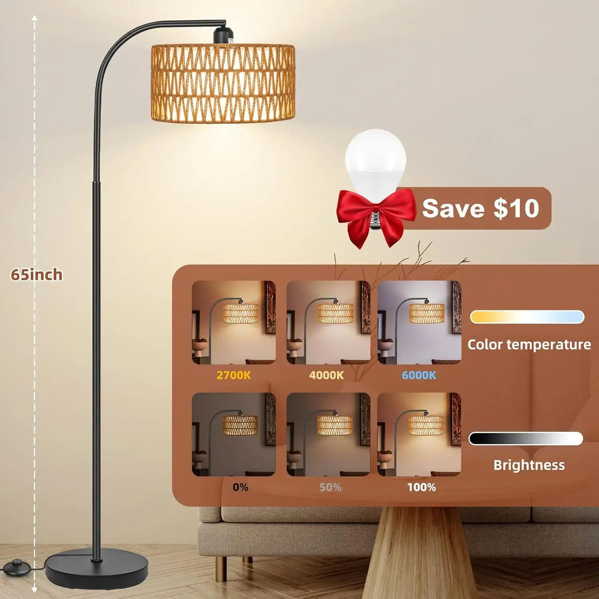 contemporary reading lamp for home decor