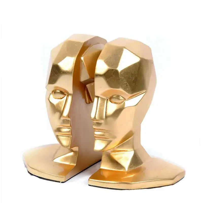 art deco geometric bookend for literature