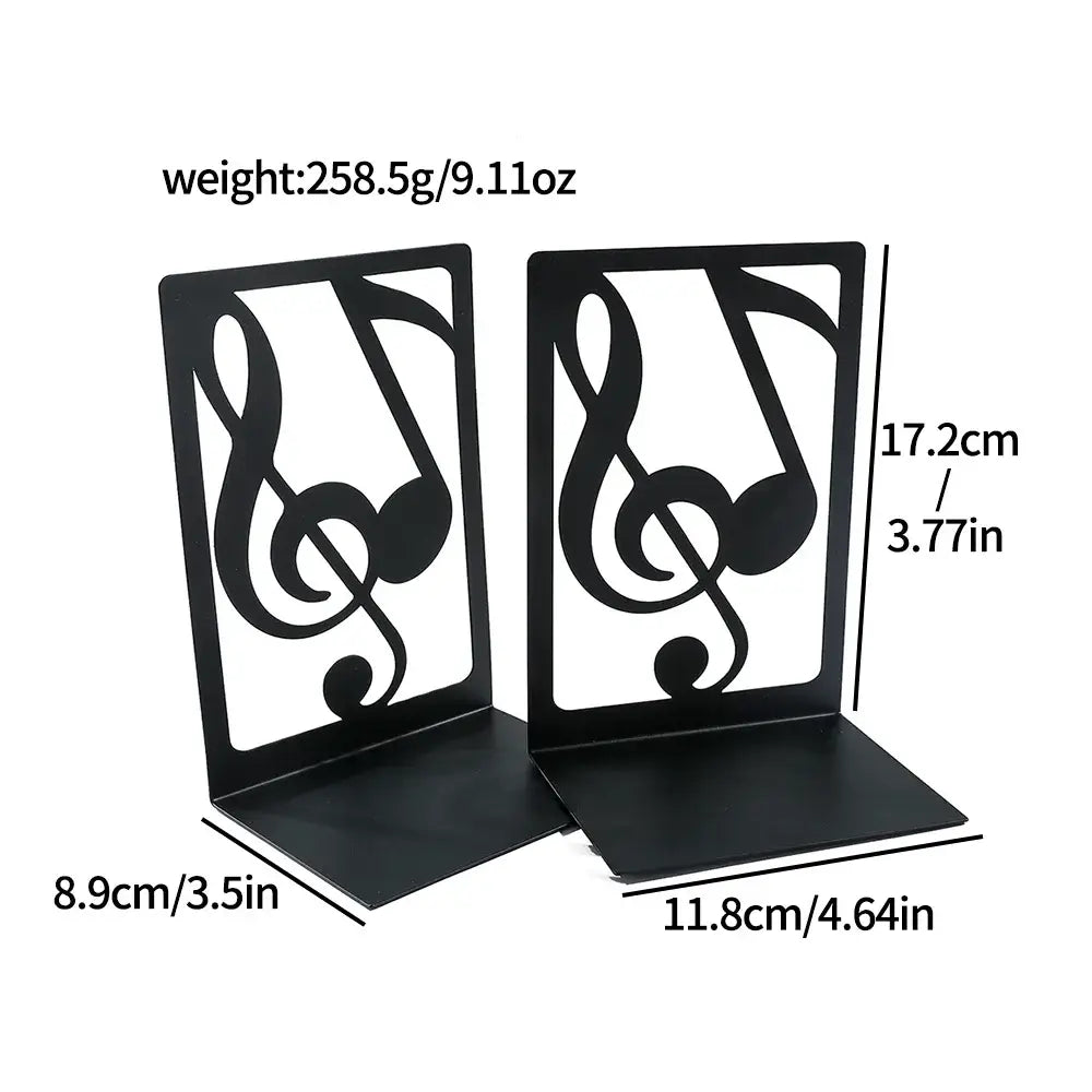 modern metal book support for books
