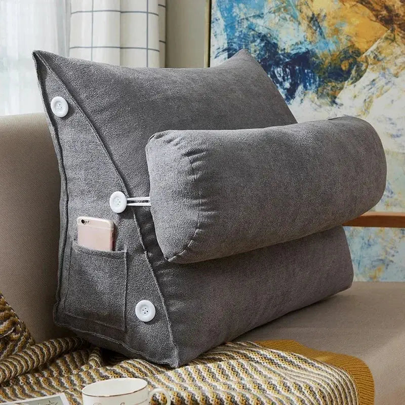 memory foam pillow for reading in bed