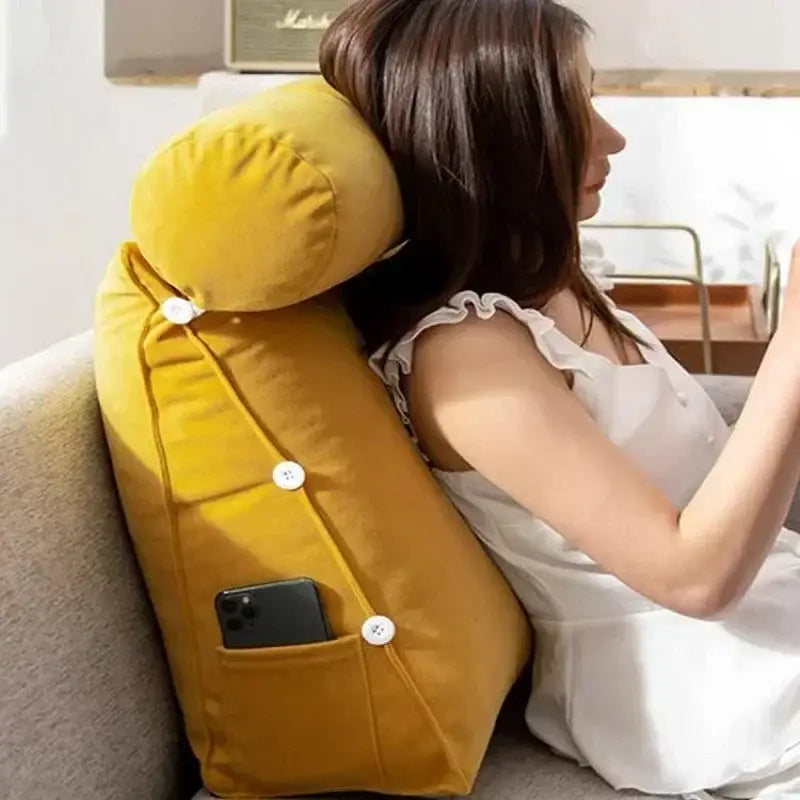 bed reading pillow for back support