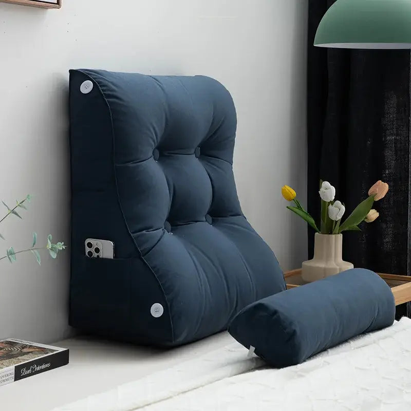 comfortable backrest for book lovers
