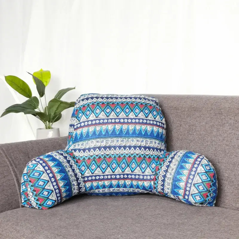 reading pillow with arms for back support