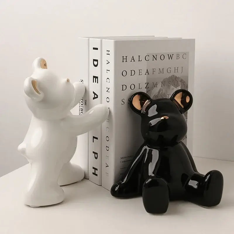 unique bear bookends for children's room