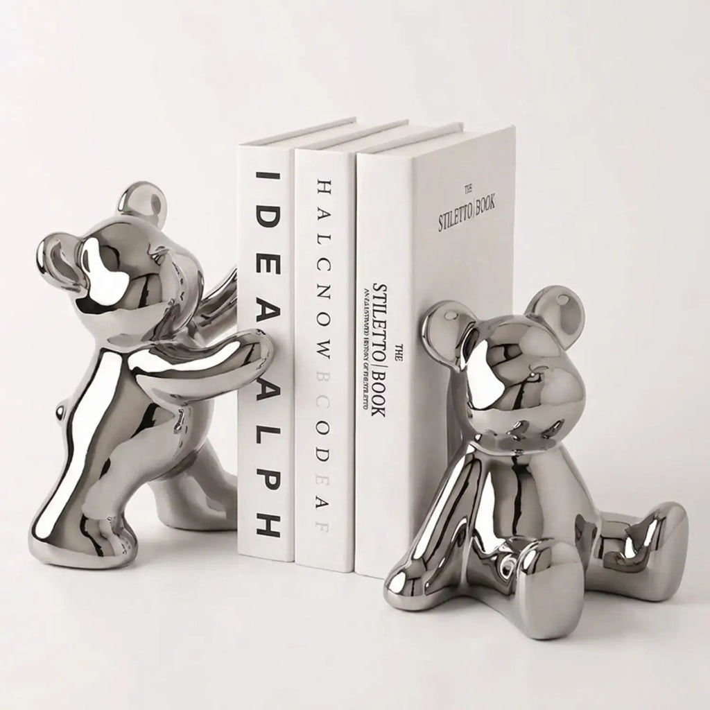 Bear bookends modern