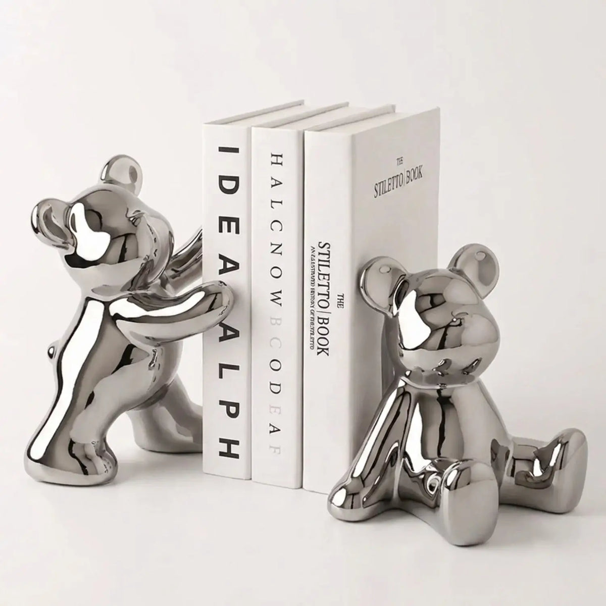 Bear bookends modern