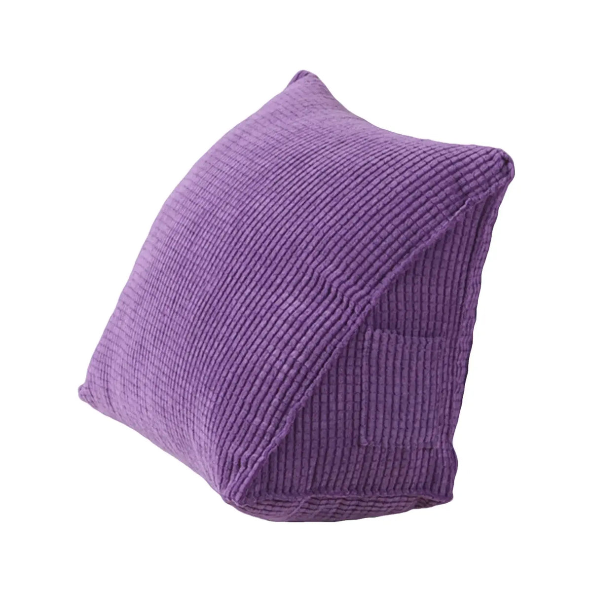 angled pillow for comfortable reading