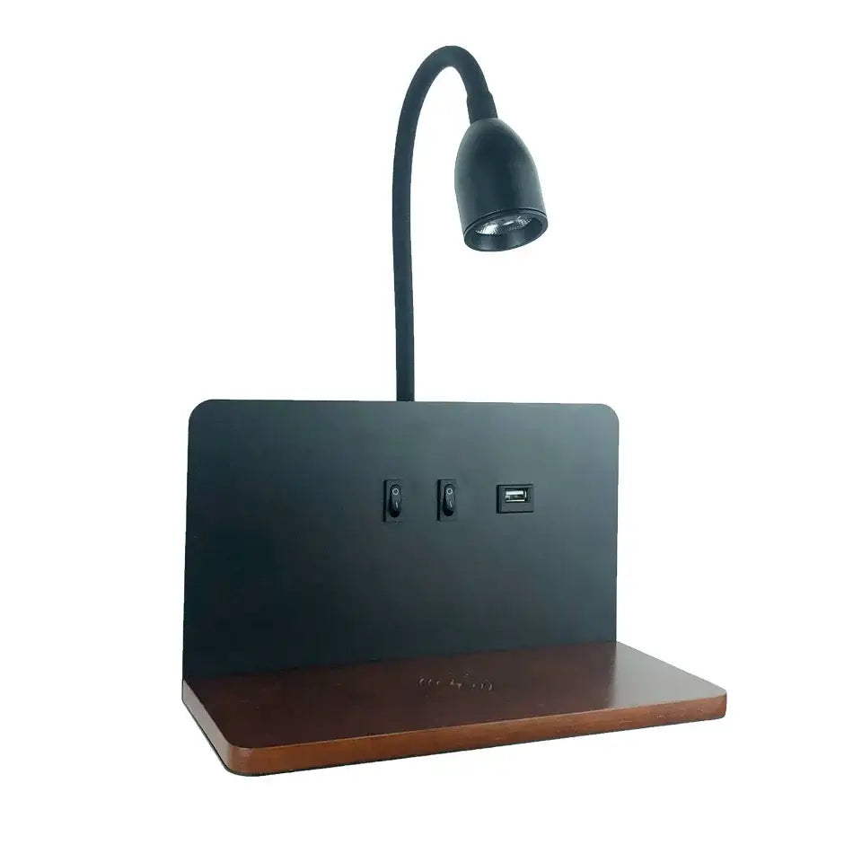 bedside lamp with charging station
