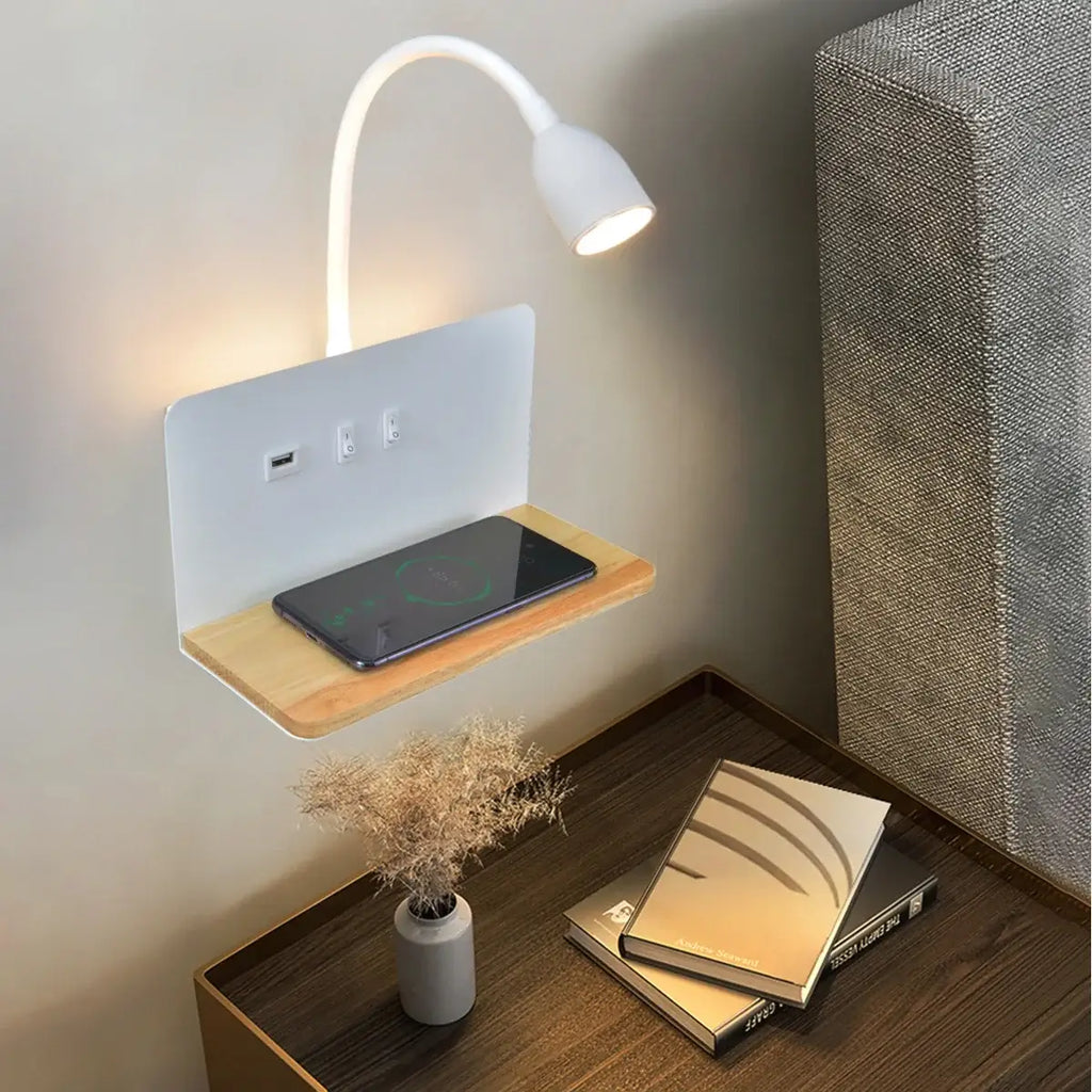 Bedside Reading Lamp with USB Port