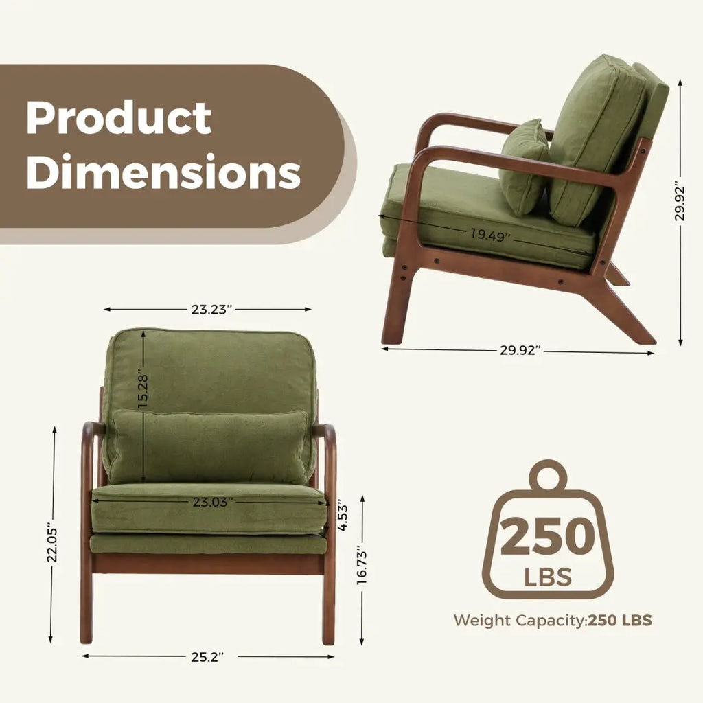 contemporary chair for lounging and reading
