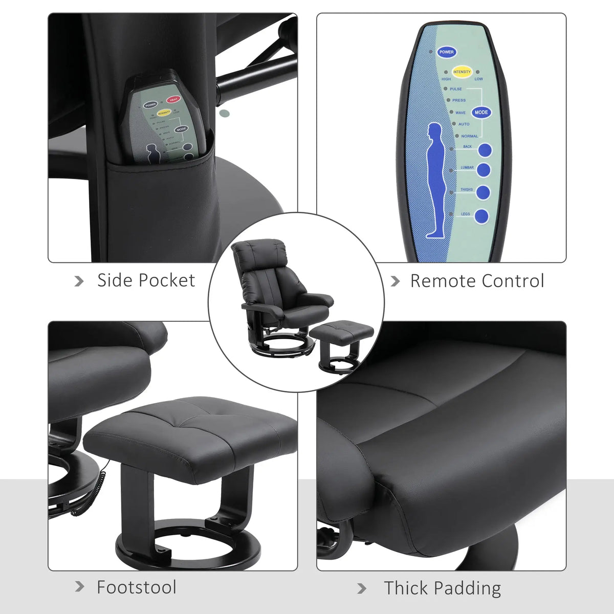 stylish reading chair in leather