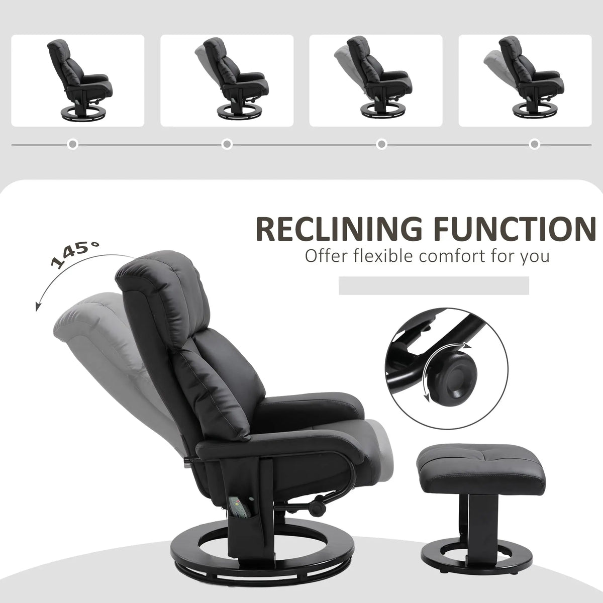 luxurious leather reading chair