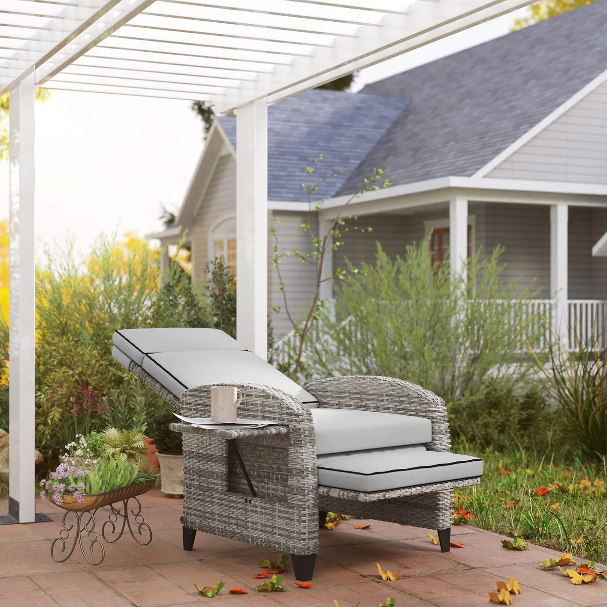 relaxing patio reading chair