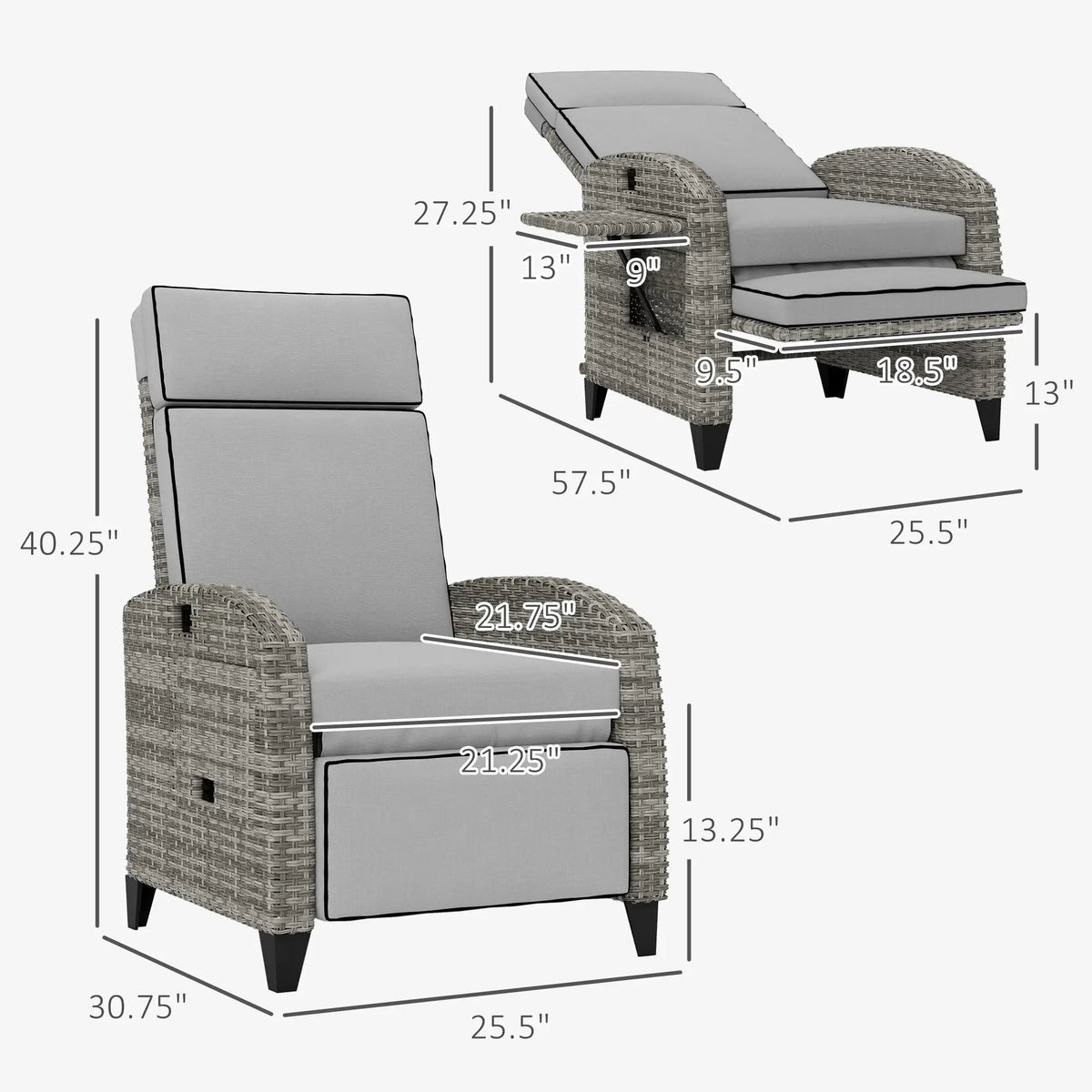 weather resistant patio lounge chair