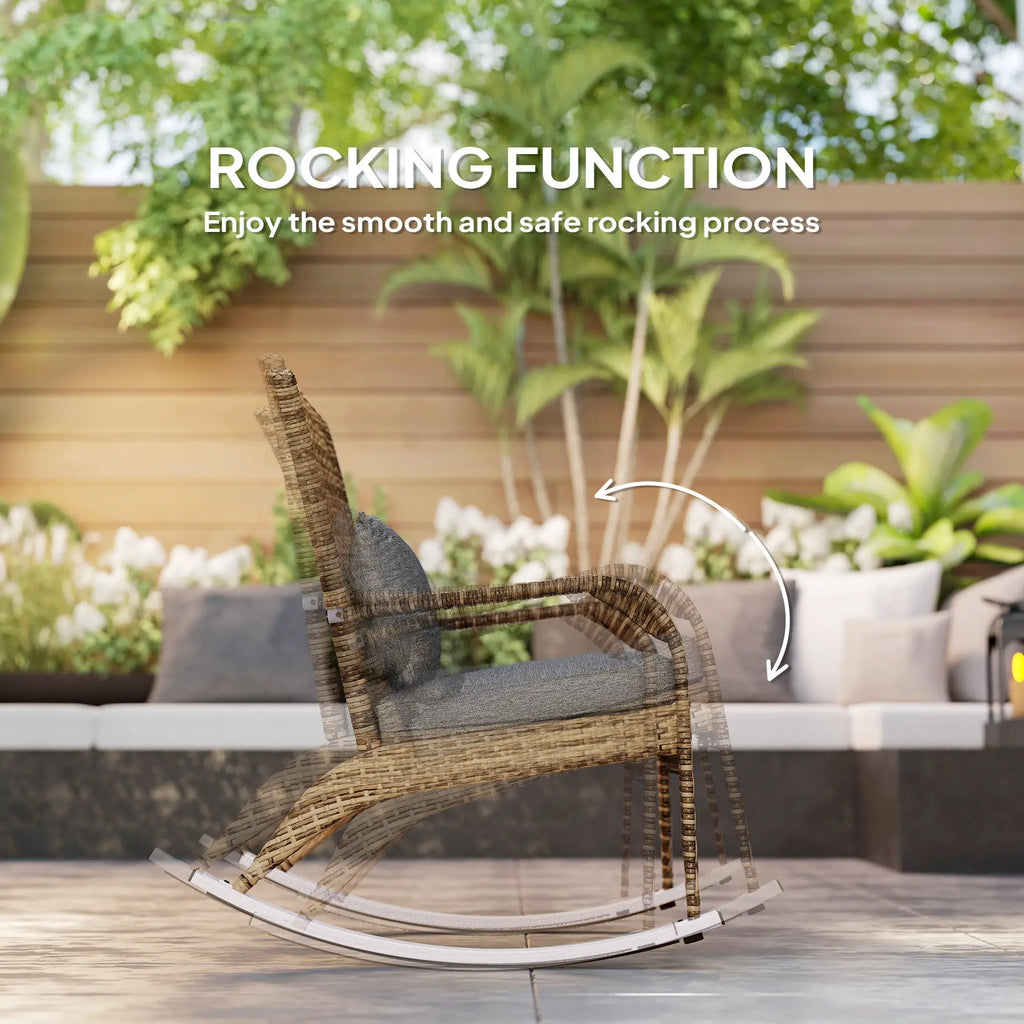 rocking chair perfect for reading outdoors