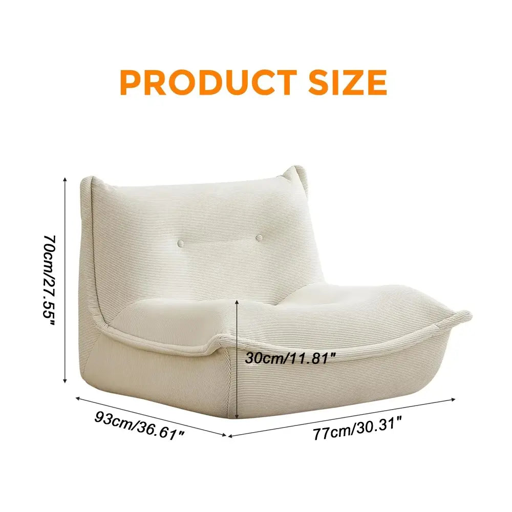 plush reading chair with ergonomic design