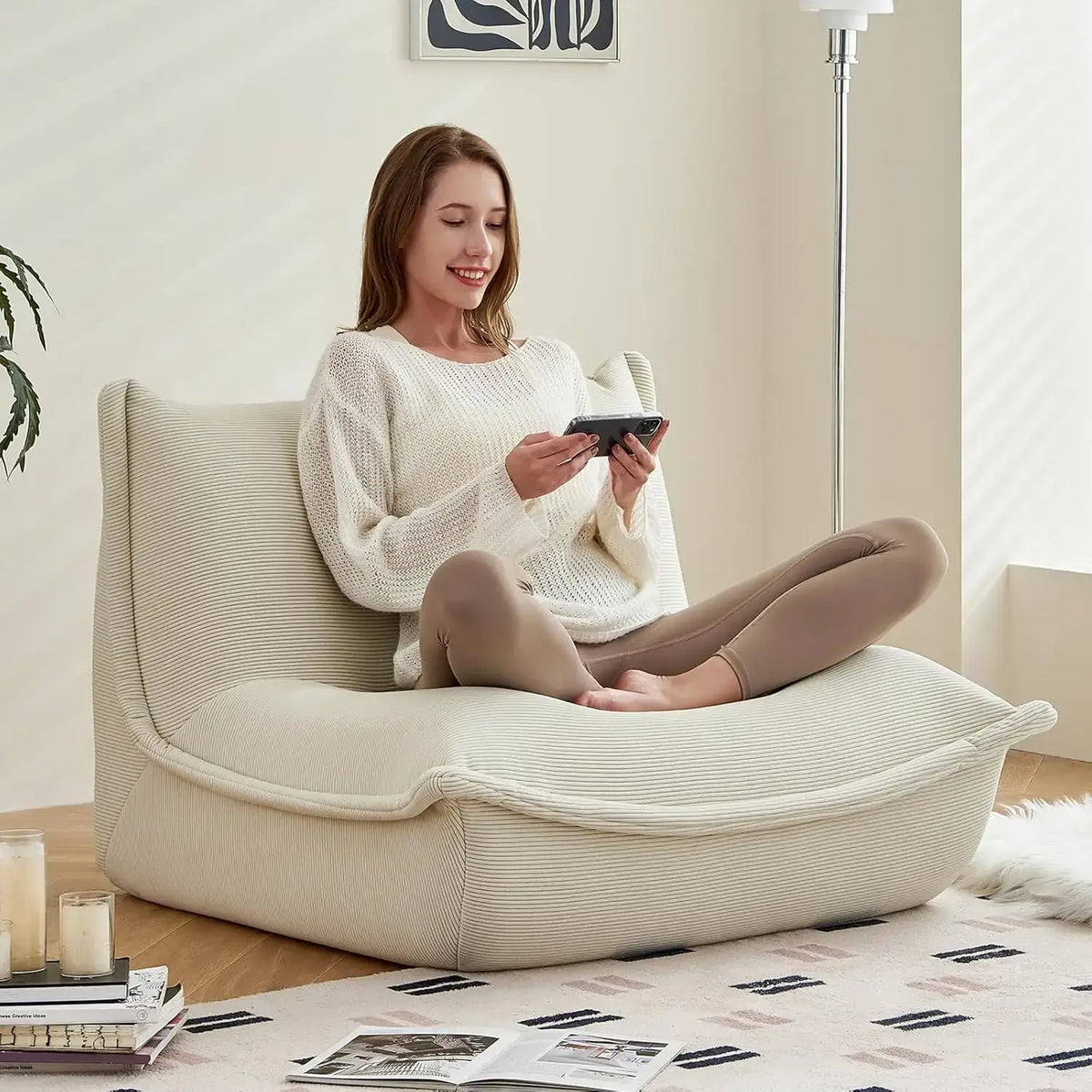 oversized reading chair for comfort