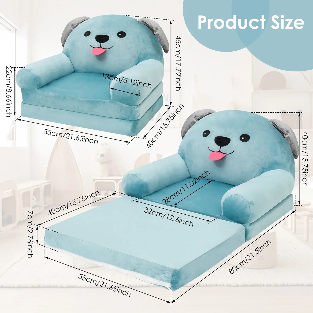 adjustable kids reading chair