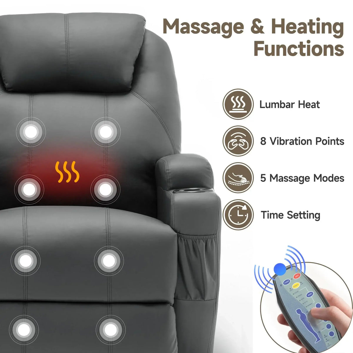 stylish armchair with footrest for reading