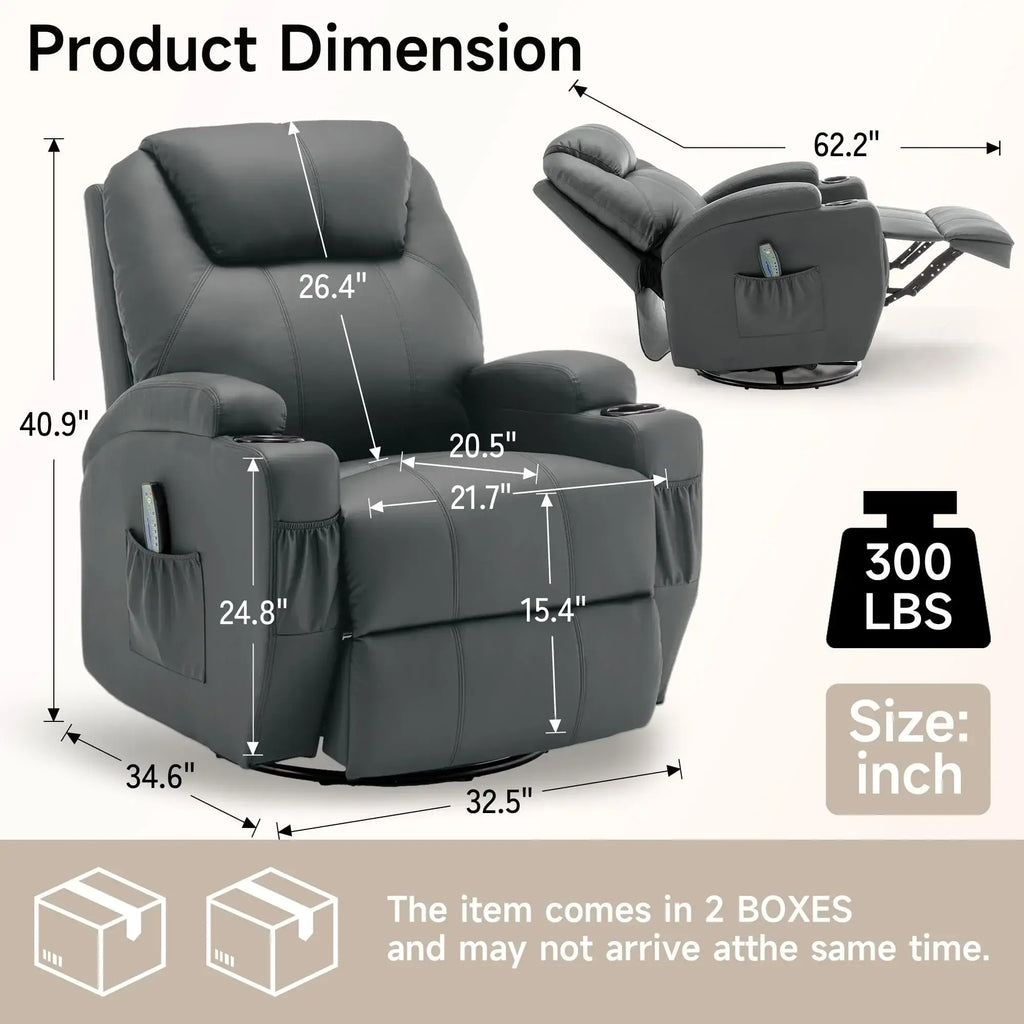comfortable lounge chair and ottoman set