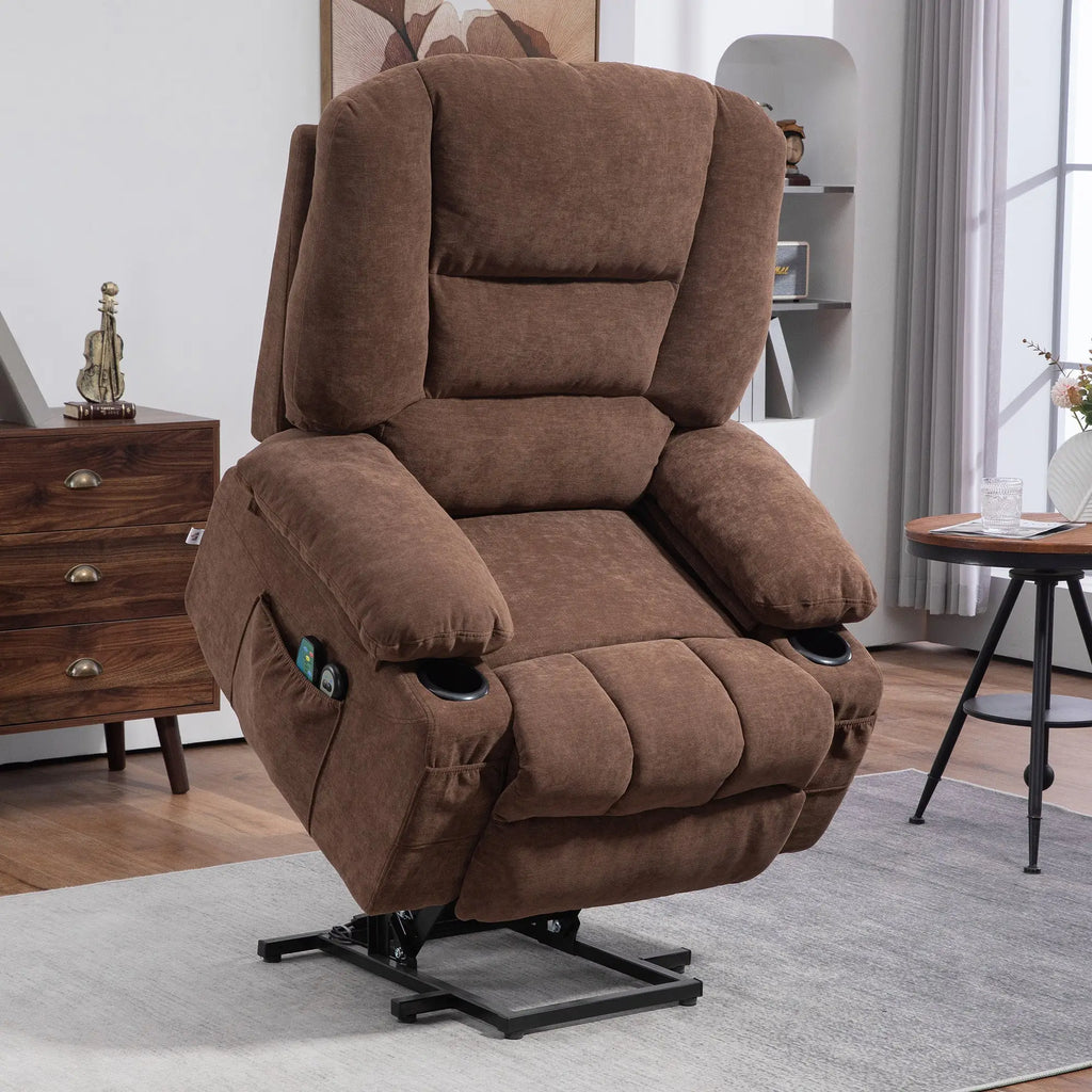 cozy reading chair with footrest