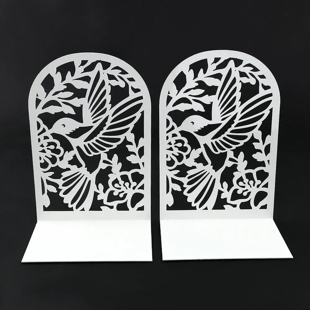 artistic bird bookend for shelves
