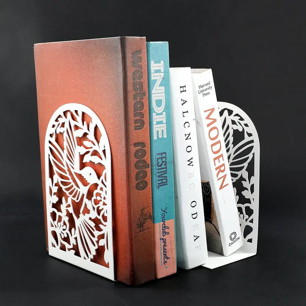 elegant bird figure bookend