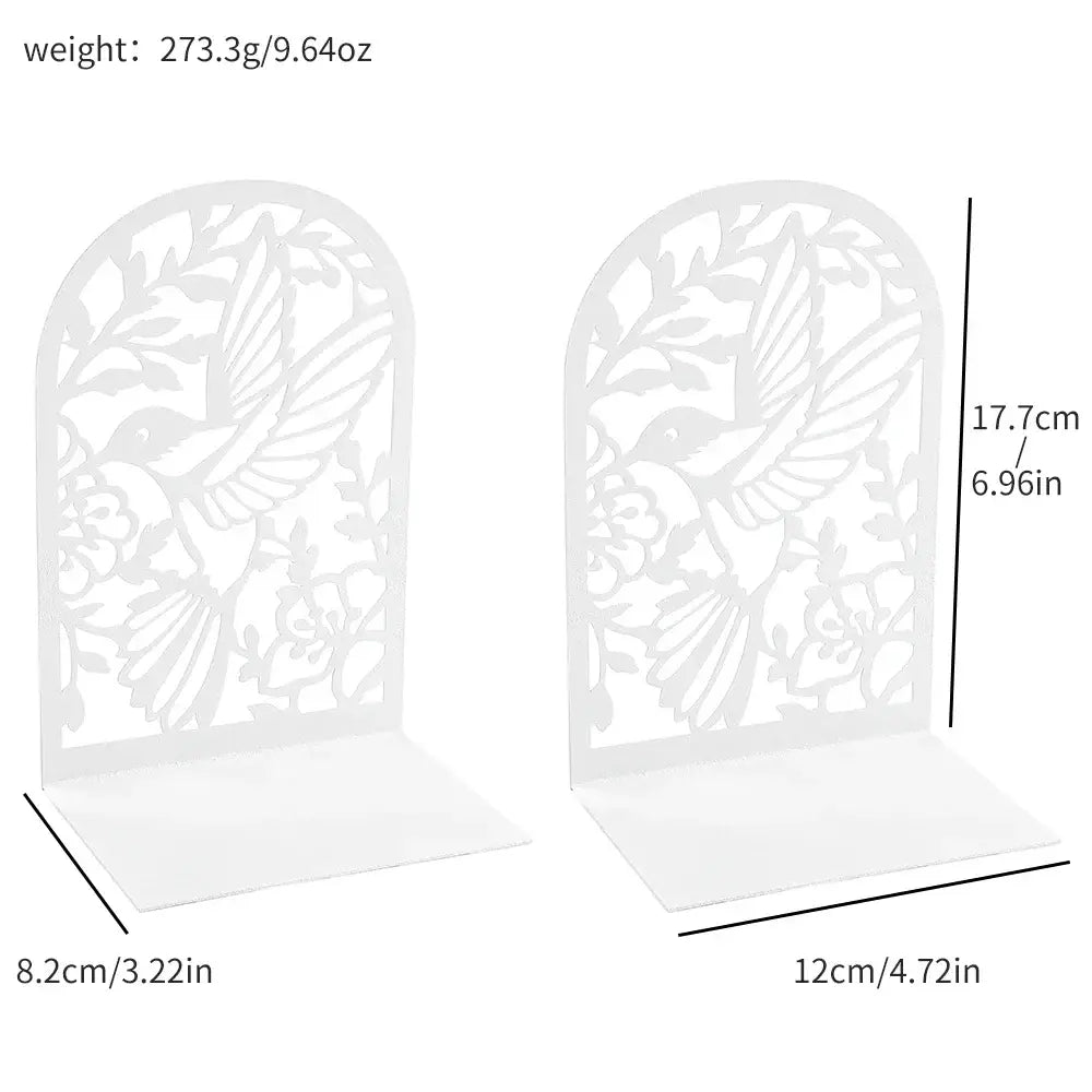 stylish bookend with bird motif