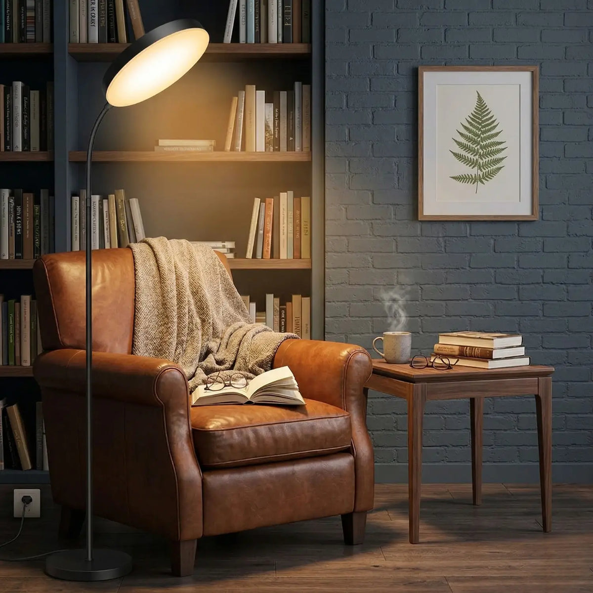 Black Floor Lamp for Reading