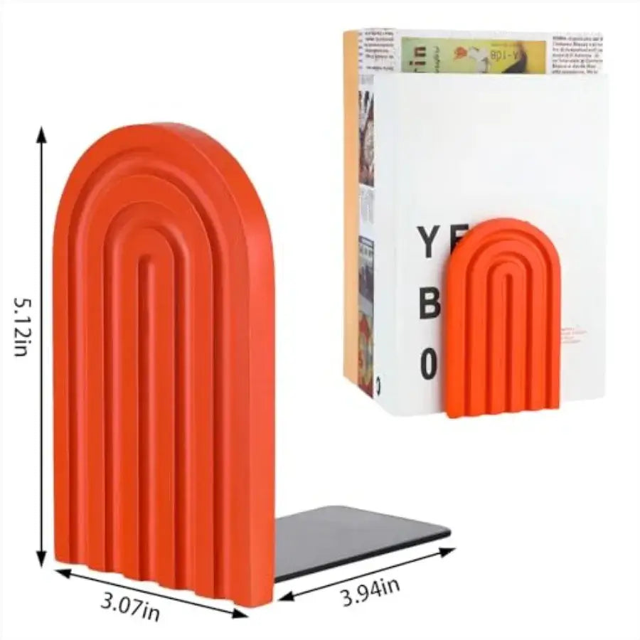 handcrafted boho-style bookend for book display