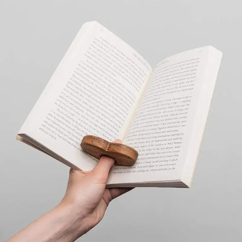 Book page holder for easy reading