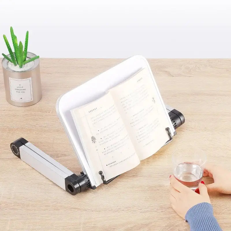book holder for back support while reading